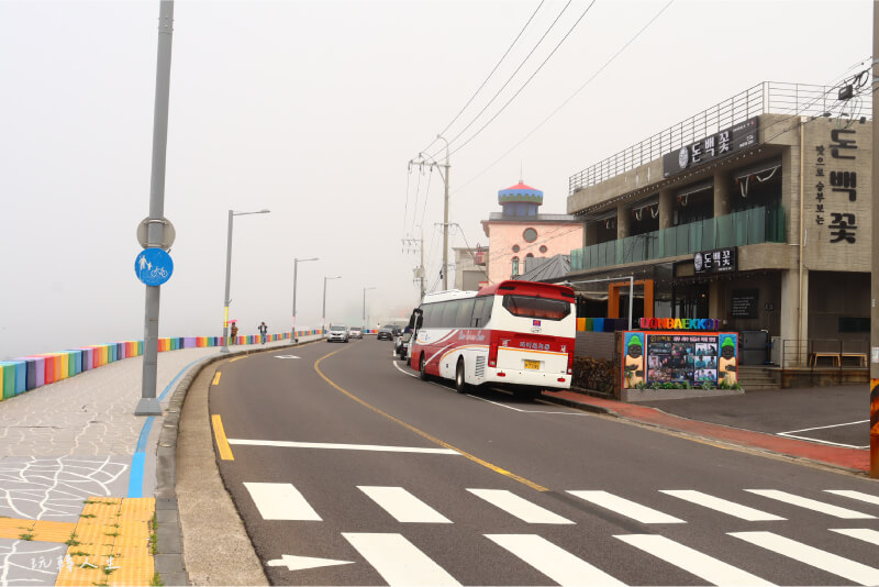 韓國濟州島景點-彩虹海岸道路-有保護作用